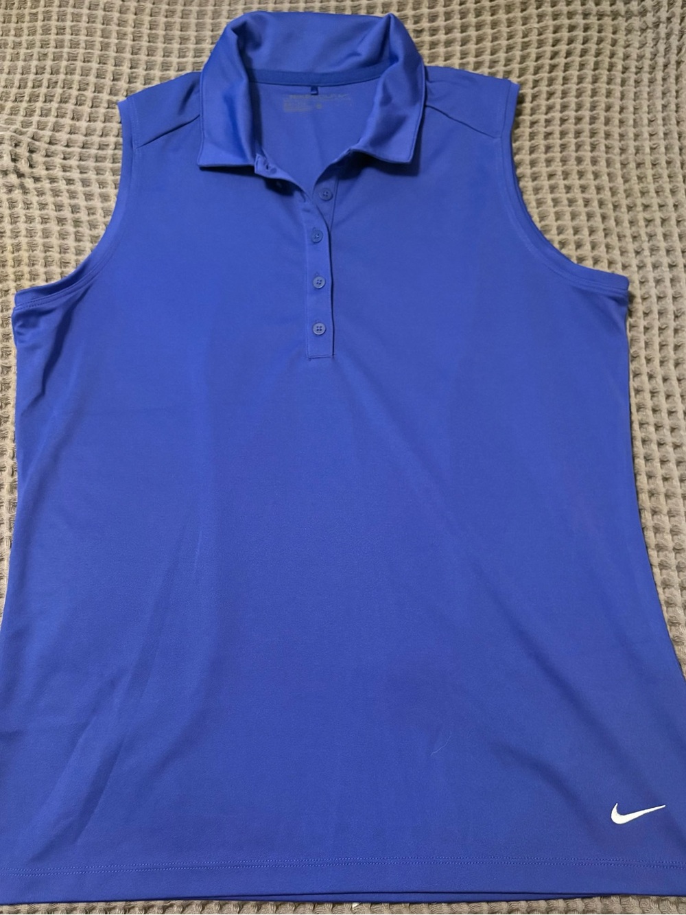 Nike Women’s Sleeveless Polo Tank - Royal Blue
